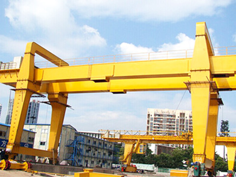 U-type double girder 100 ton gantry crane