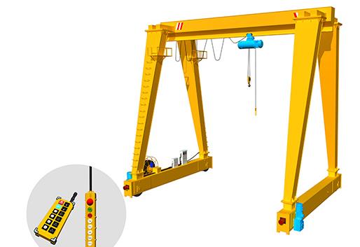What Are The Characteristics Of MH Electric Hoist Gantry Cranes