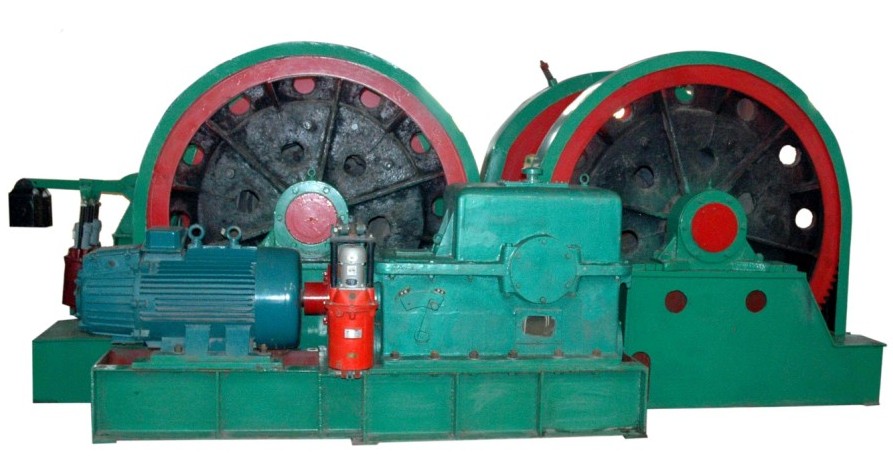 Mine Winch With Double Drums