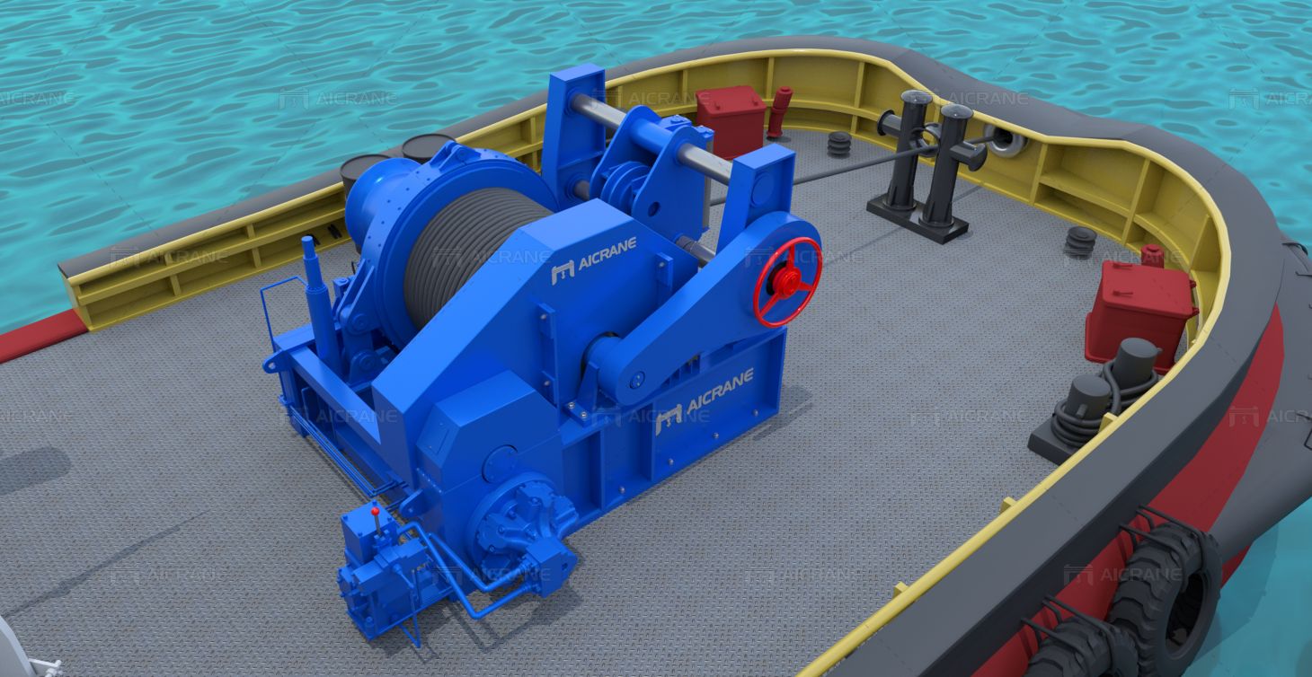 marine hydraulic winch