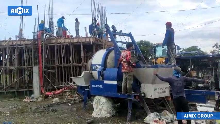 Concrete Mixing Pump