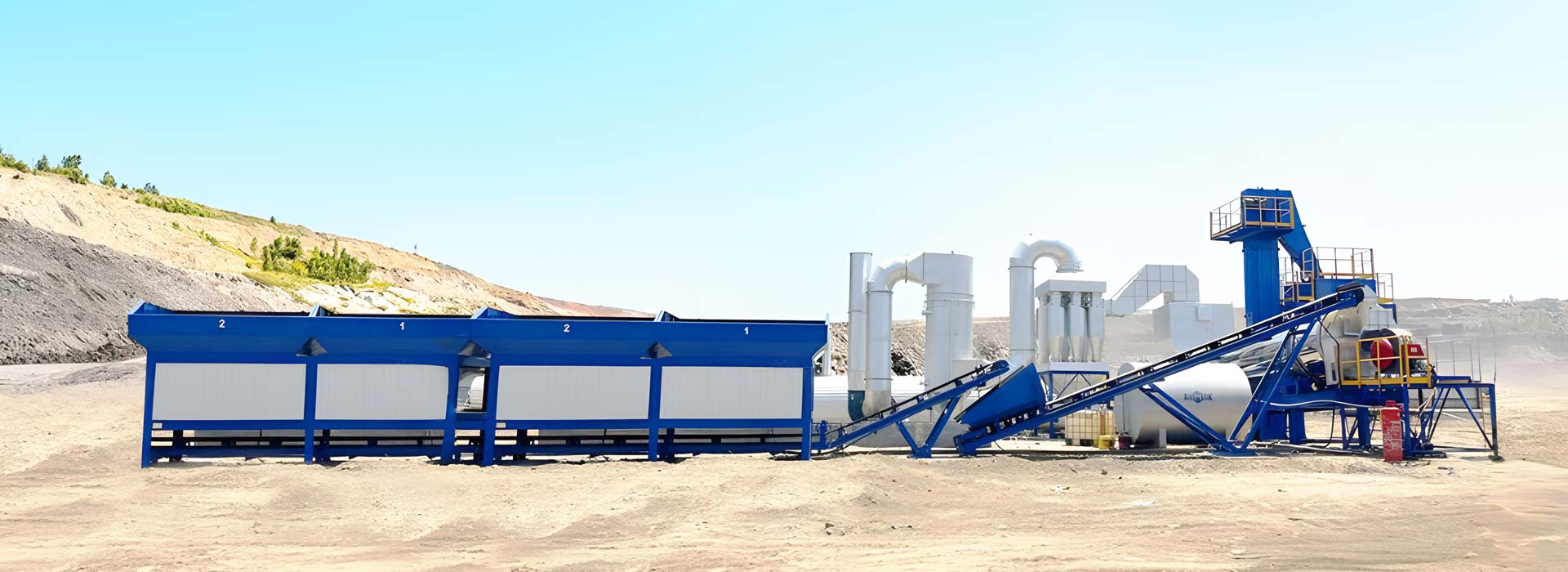 portable continuous drum asphalt mixing plant in the Philippines