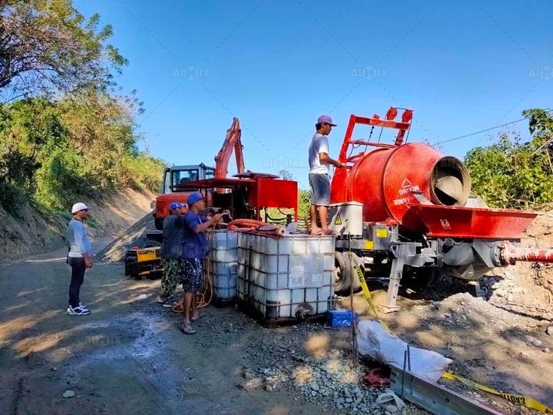Concrete Mixer Pump for Road Construction