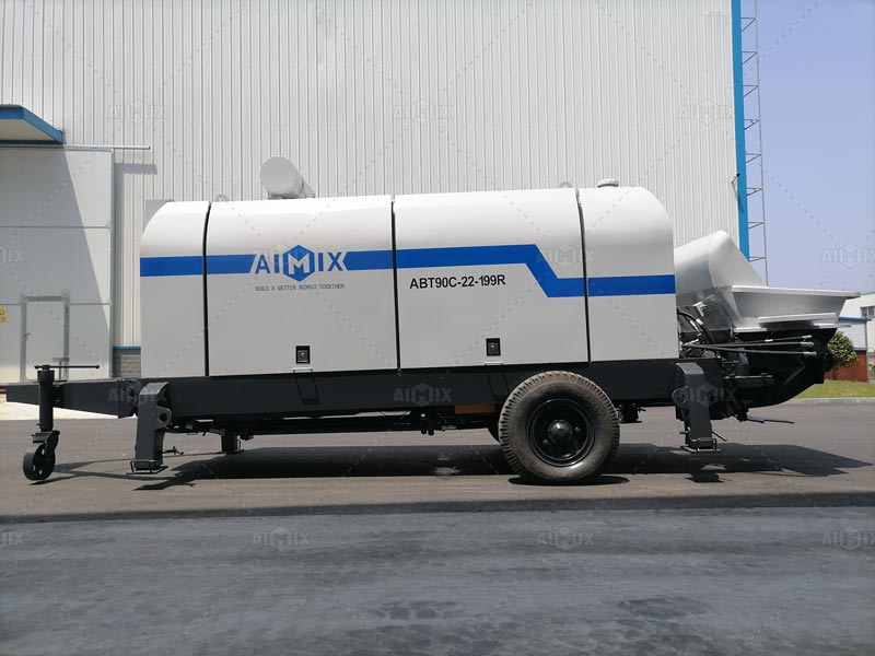 Large Capacity Concrete Trailer Pump