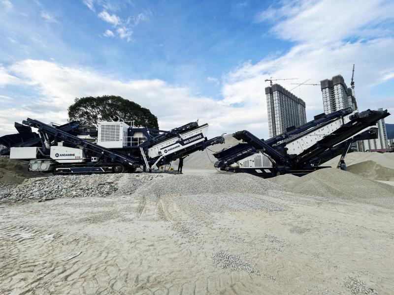 tracked mobile limestone crusher