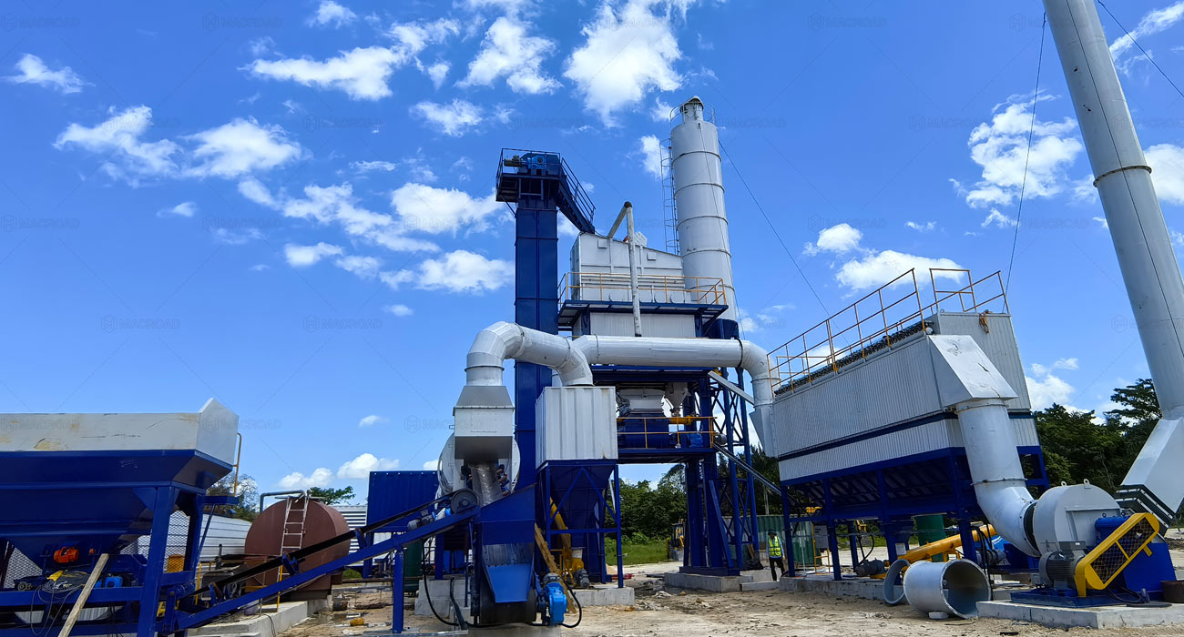 ALQ120 stationary Asphalt Plant Redefining Efficiency in Jamaica